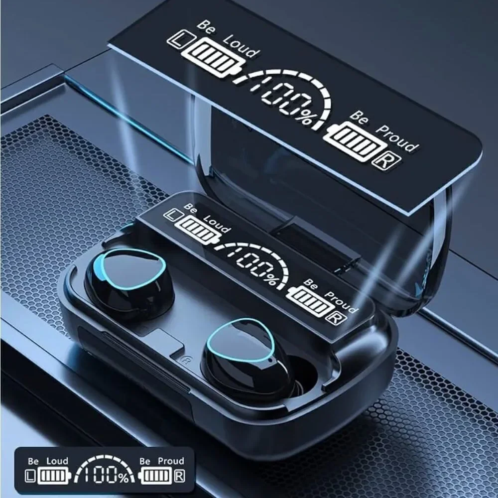 Wireless Bluetooth Digital Earbuds V5.3 Noise Cancelling IP7 Waterproof NIB